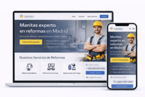 Web para profesional de reformas